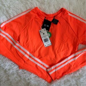 Ivy Park x Adidas Women's Orange Swim Crop Top